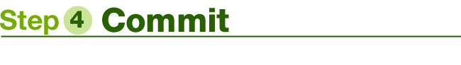 Step 4: Commit