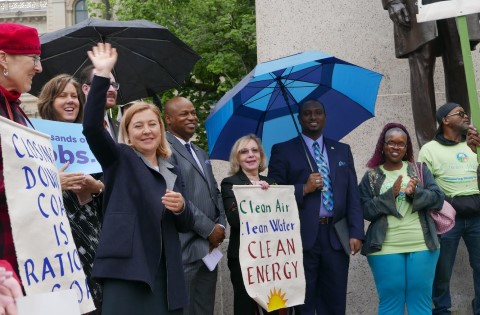 Legislators at Clean Energy Lobby Day
