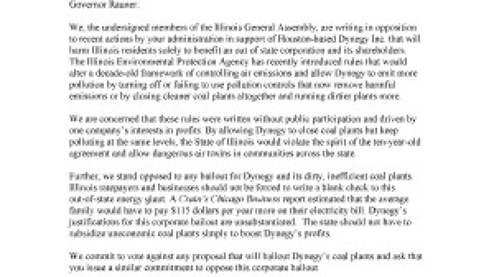 Dynegy Double Bailout