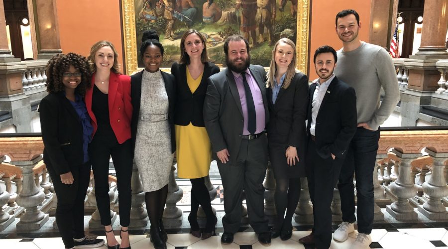 IEC staff at the capitol in early 2020
