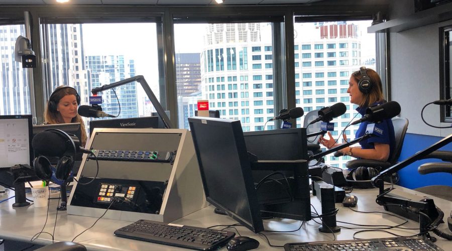 Jen Walling on WGN radio in early 2020